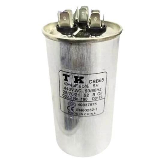 Imagem de Capacitor De Ar Condicionado 40uf+4uf 440v Cbb-65