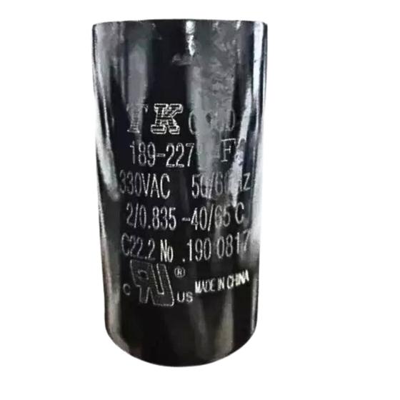 Imagem de Capacitor De Partida 189uF+227uF 330V 46x86mm (Fast-on)