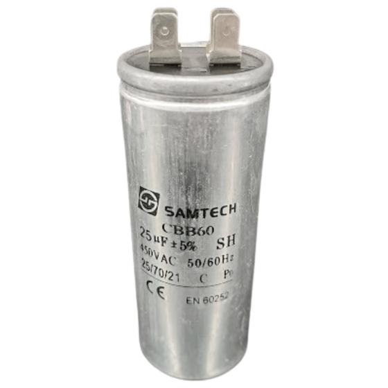 Imagem de Capacitor De Partida 25uf 450v 40x100mm (fast-on)