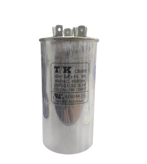 Imagem de Capacitor De Partida 40uf+7,5uf 440v 55x105mm (Fast-on)