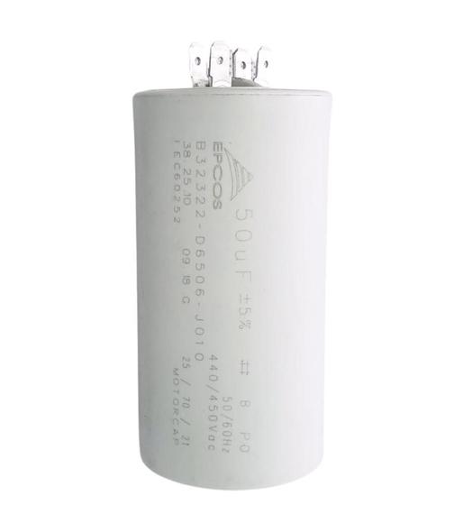 Imagem de Capacitor De Partida 50uf 440v+450v 50x95mm (fast-on)