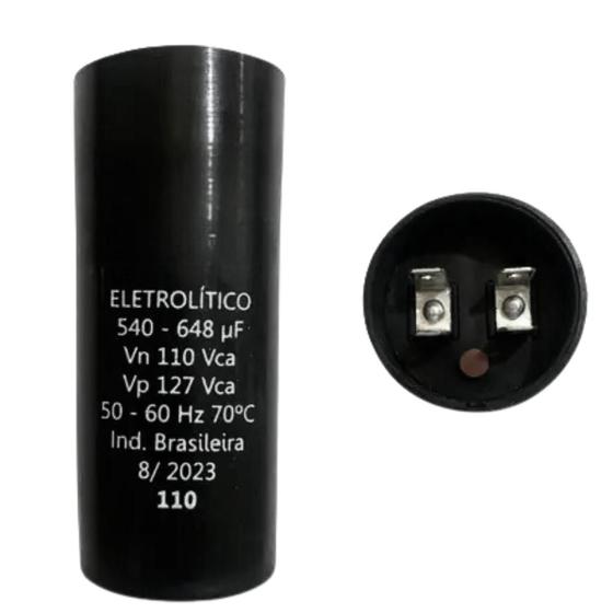 Imagem de Capacitor De Partida 540uf+648uf 110v 36x70mm (fast-on)