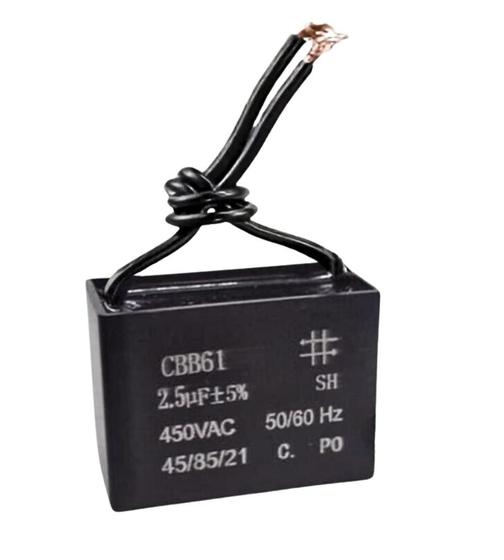 Imagem de Capacitor De Partida CBB61 2,5uF 450V (2fios)