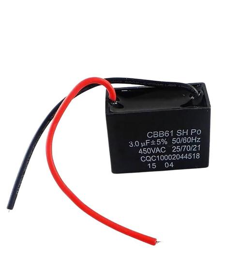 Imagem de Capacitor De Partida CBB61 3uF 450V (2fios)