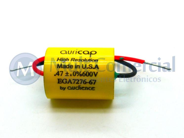 Imagem de Capacitor de Polipropileno Metalizado 470KPF/600V Axial - Auricap