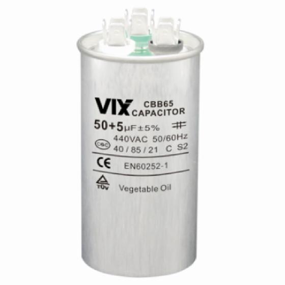 Imagem de Capacitor Duplo Vix 50+5MF 440 Volts