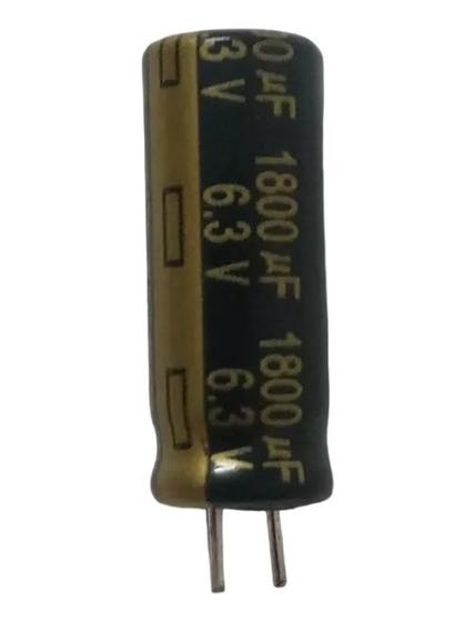 Imagem de Capacitor Eletrolítico 1800uf 6.3v - Kit C/ 10 Peças