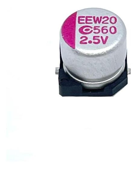 Imagem de Capacitor Eletrolítico 560uf X 2.5v - Kit Com 10 Peças