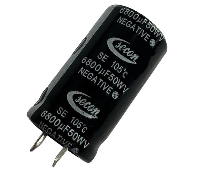 Imagem de CAPACITOR ELETROLITICO 6800X50V - 6800UF X 50V - 105º GRAUS