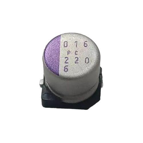 Imagem de Capacitor Eletrolítico Smd 220uf X 6v - Kit Com 10