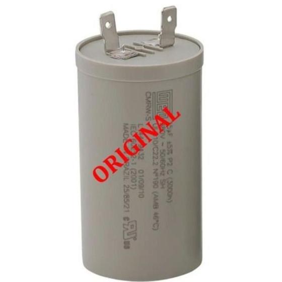 Imagem de Capacitor Lavadora Brastemp Consul Maré 15uf 380vac 220v Orignal Cwc10 Cwl10 Cwl75 Cwg Ative Clean Bwl11 Bwl11a Bwc09