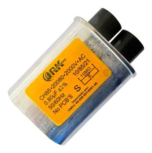 Imagem de Capacitor Microondas Alta Qualidade 0,80uf 2000v Fusível 20a