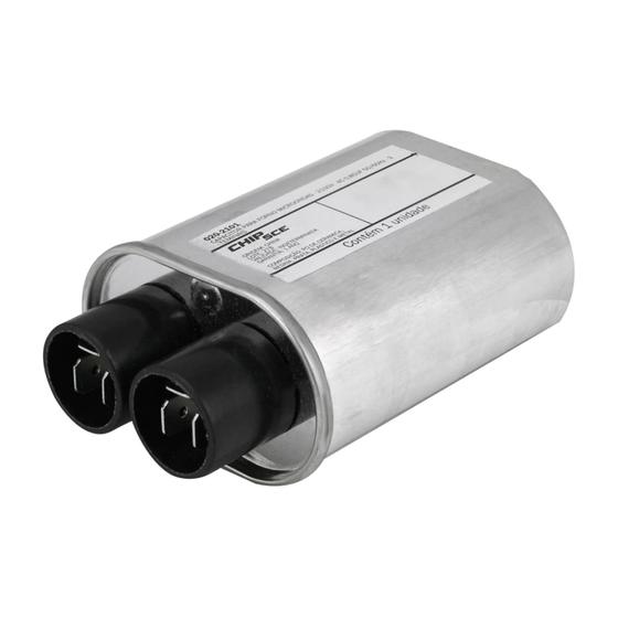 Imagem de Capacitor Para Forno Microondas - 2100v - Ac 0.85uf 50/60hz