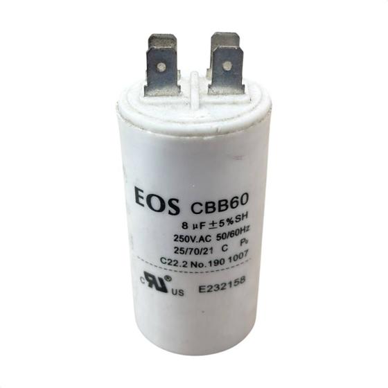 Imagem de Capacitor Para Motor Lavadora Tanquinho 8 Uf 250 Vac Sem Fio