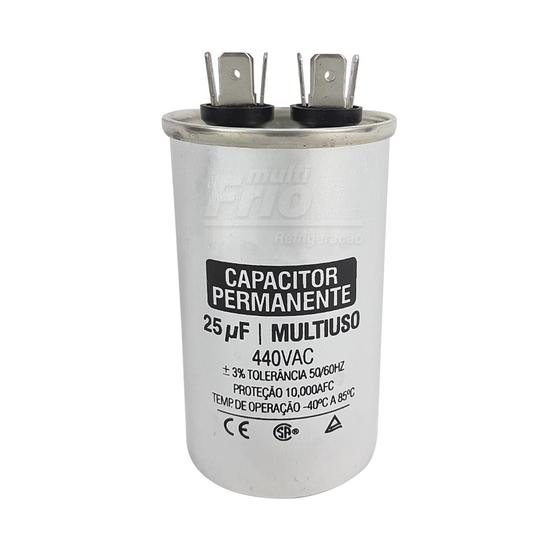 Imagem de Capacitor permanente 25 uf 440v