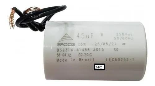 Imagem de Capacitor Permanente 45uf 250v Para Lavadoras e Motor