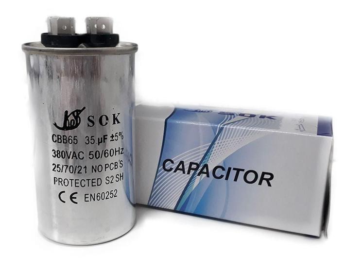 Imagem de Capacitor R 35 Mf +- 5 380vac 50x90mm