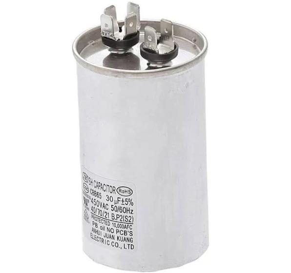 Imagem de Capacitor Simples 30uF 450VAC para Ar Condicionado Split Consul - W10476715
