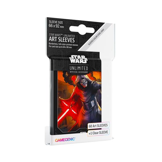 Imagem de Capas artísticas Gamegenic Star Wars Unlimited Kylo Ren x60