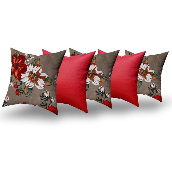 Imagem de Capas de Almofadas Decorativas 5 Unidades Com Ziper