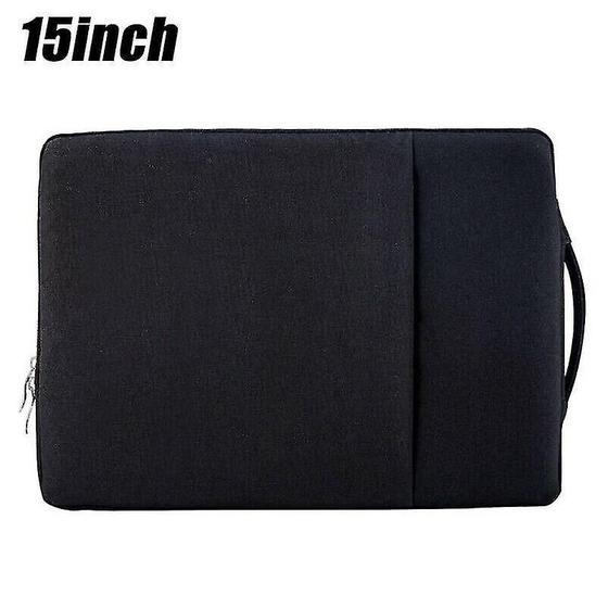 Imagem de Capas de computador peles preto-15 polegadas manga capa capa bolsa tablet notebook laptop bolsa de transporte para 11 13 15 pc