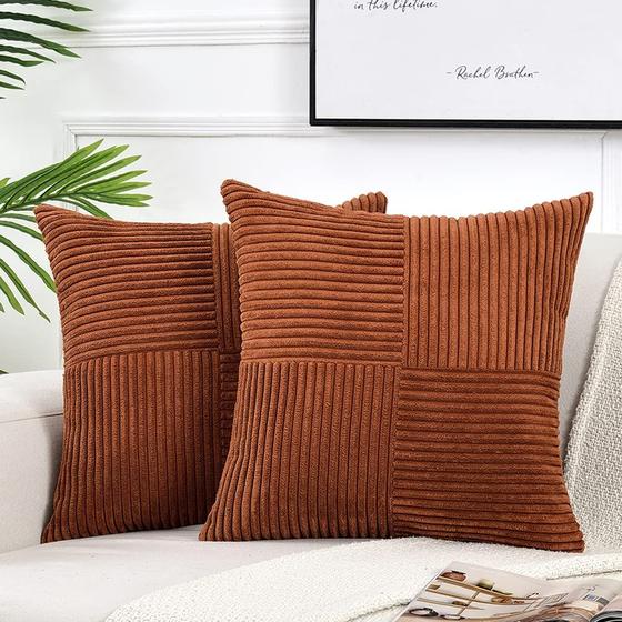 Imagem de Capas de Travesseiro Boho Fancy Homi Rust - 45x45cm (Pacote com 2)