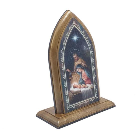 Imagem de Capelinha Sagrada Família Natal com Oração