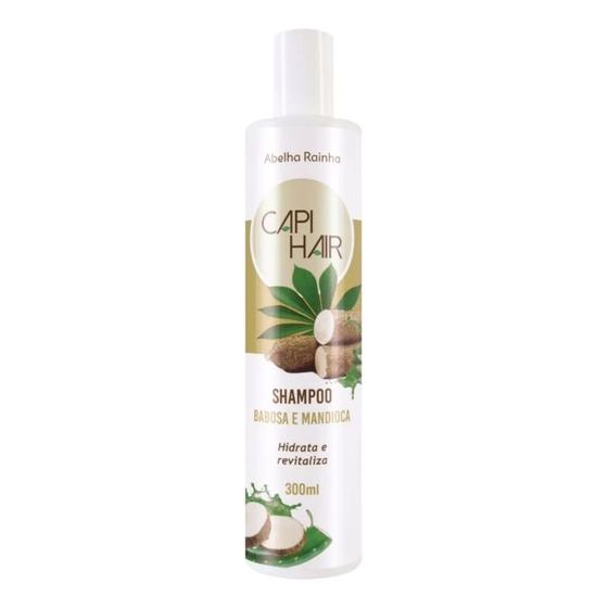 Capi Hair Shampoo Hidrata e Revitaliza Babosa e Mandioca 300ml Abelha