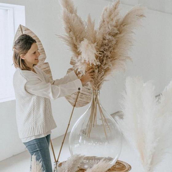 Imagem de Capim Dos Pampas Decor Moderno Natural - Pinterest 5 Hastes