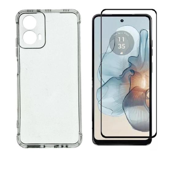 Imagem de Capinha Air Bag + Pelicula Vidro 3D Para Motorola Moto G24