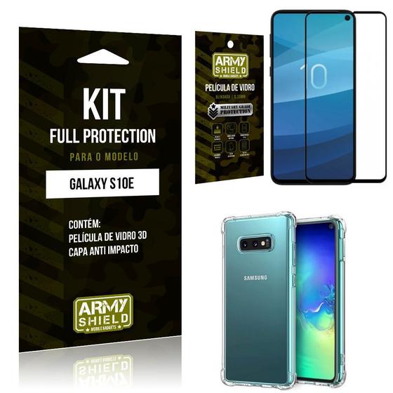 Capinha Anti Impacto + Película de Vidro 3D Samsung S10e (LITE) - Armyshield é ruim? Capinha Anti Impacto + Película de Vidro 3D Samsung S10e (LITE) - Armyshield é boa?
