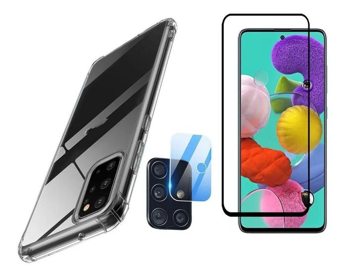 Imagem de Capinha Anti Queda Samsung Galaxy A71 + Película D + Câmera