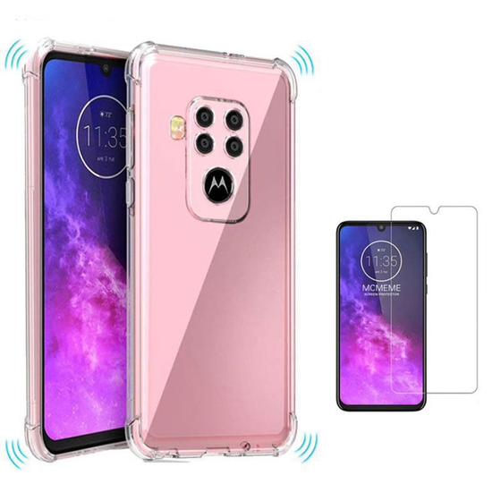 Imagem de Capinha Anti Quedas Motorola One Zoom + 2 x Películas de Vidro