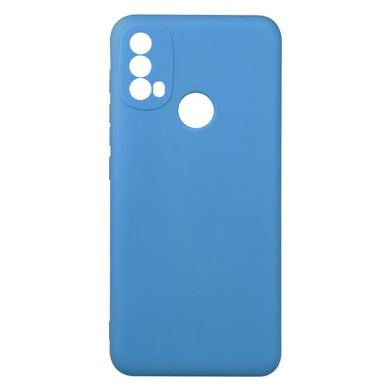 Imagem de Capinha Capa Azul Fosca Lisa Premium Celular compatível Moto E40 6.5 XT2159 - Cell In Power25