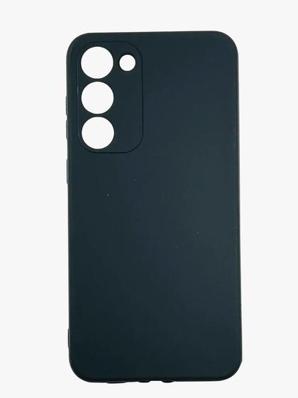 Imagem de Capinha Capa Case Aveludada Preta Para Samsung Galaxy S23 Plus