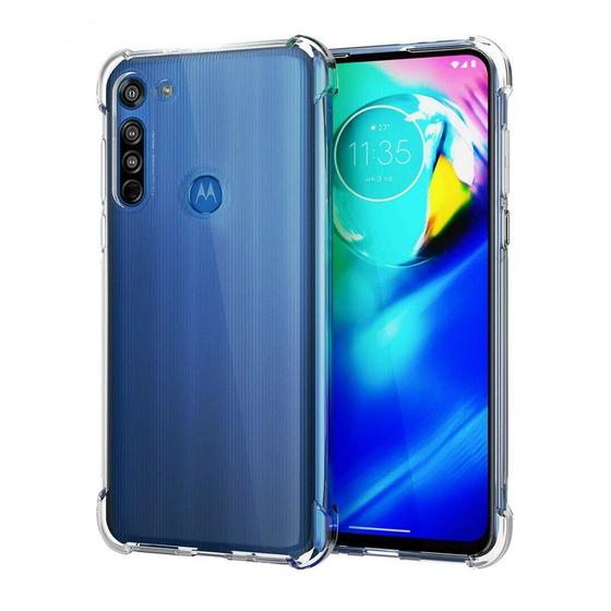 Imagem de Capinha Capa Case Motorola Moto G8 TRANSPARENTE Anti-Impacto Galaxy Moto G 8