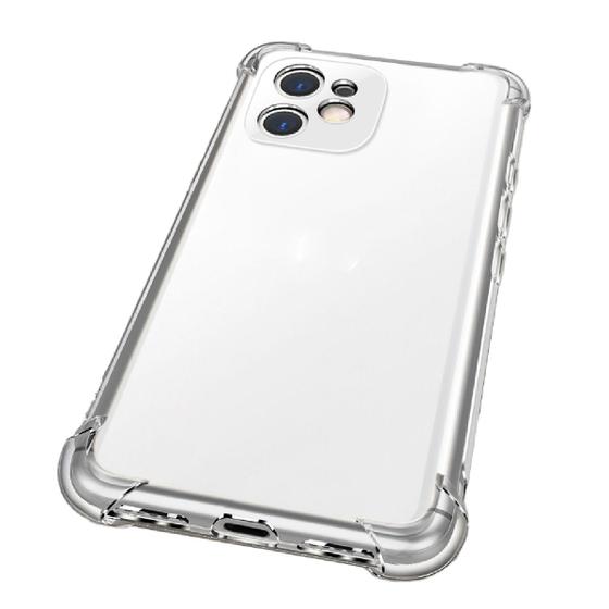 Imagem de Capinha Capa Compatível Com iphone 12 tela 6.1 Borda Anti Queda transparente