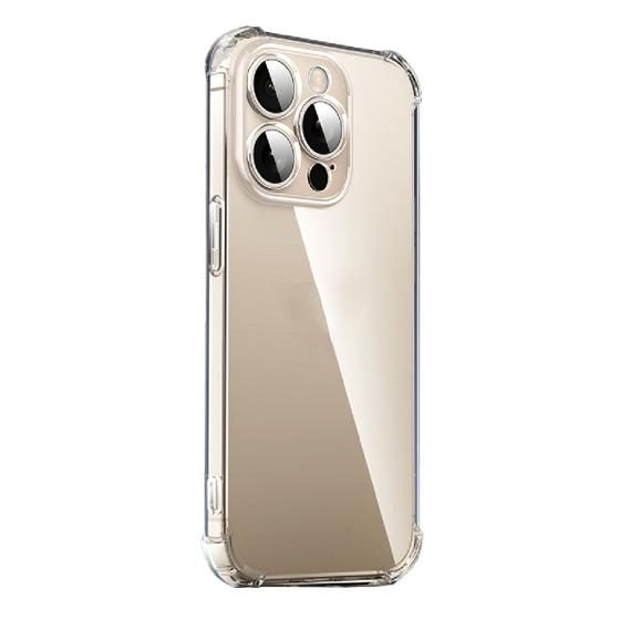 Imagem de Capinha Capa Compatível Com iphone 13 pro max tela 6.7 Borda Anti Queda transparente