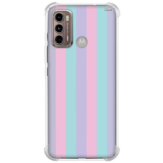 Capinha Capa p/ Moto G60 (2400) Listras Colors Menor preço em Capinha Capa p/ Moto G60 (2400) Listras Colors