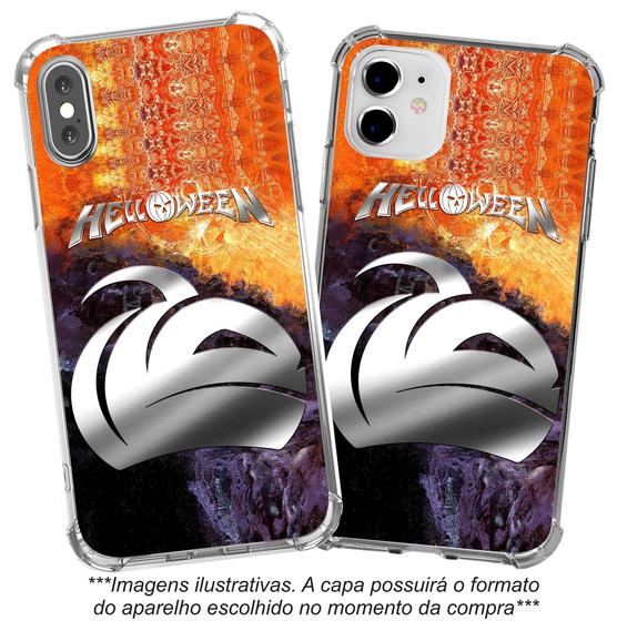 Imagem de Capinha Capa para celular Asus Zenfone 4 Selfie Zenfone 5 5z 5 Selfie Zenfone 6 Banda Helloween Heavy Metal HLW1