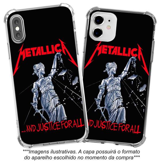 Imagem de Capinha Capa para celular Asus Zenfone 4 Selfie Zenfone 5 5z 5 Selfie Zenfone 6 Banda Metallica Heavy Metal MTL12V