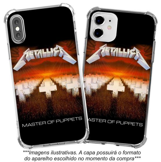 Imagem de Capinha Capa para celular Asus Zenfone 4 Selfie Zenfone 5 5z 5 Selfie Zenfone 6 Banda Metallica Heavy Metal MTL8