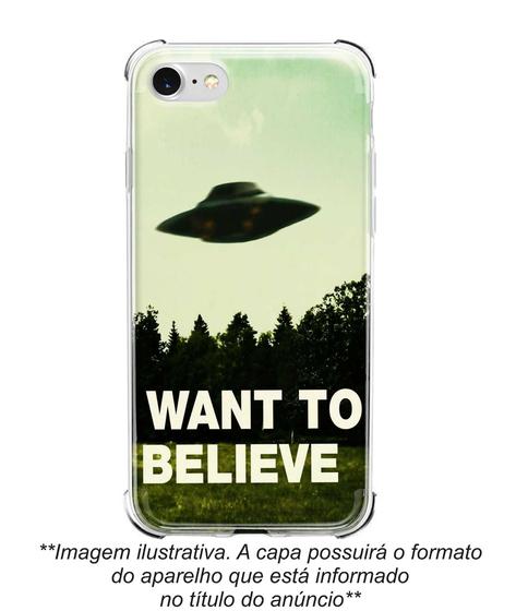 Imagem de Capinha Capa para celular Iphone 13 normal (6.1") - Arquivo X X Files I Want to Believe XF2