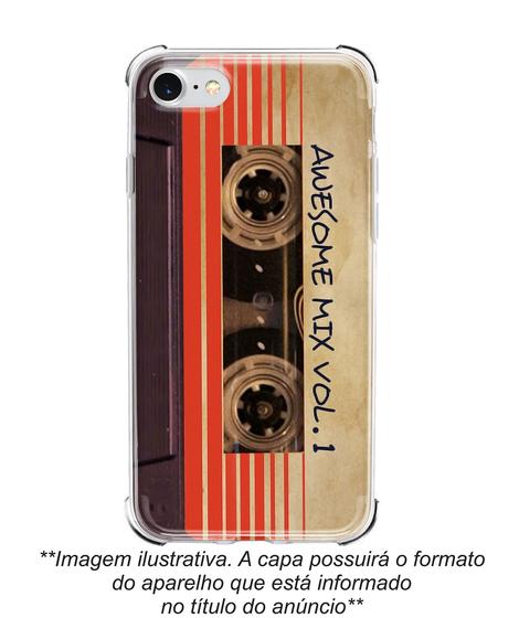 Imagem de Capinha Capa para celular Iphone XS MAX (6.5") - Fita Cassete K7 Awesome Mix GDG1