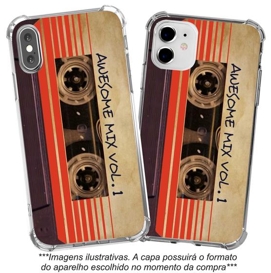 Imagem de Capinha Capa para celular Motorola Moto E5 E5 Play E6 Play E6S E6 Plus Fita K7 Cassete Awesome Mix GDG1V
