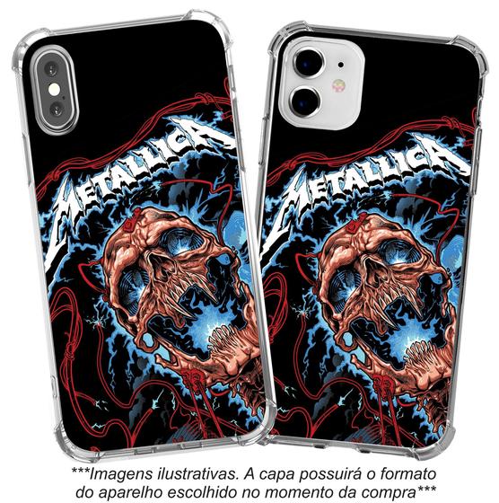 Imagem de Capinha Capa para celular Motorola Moto G 5G G 5G PLUS Banda Metallica Heavy Metal MTL7