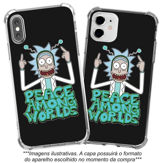 Imagem de Capinha Capa para celular Motorola Moto G31 G41 G50 G60 G60s G71 G100 Rick and Morty RAM8V