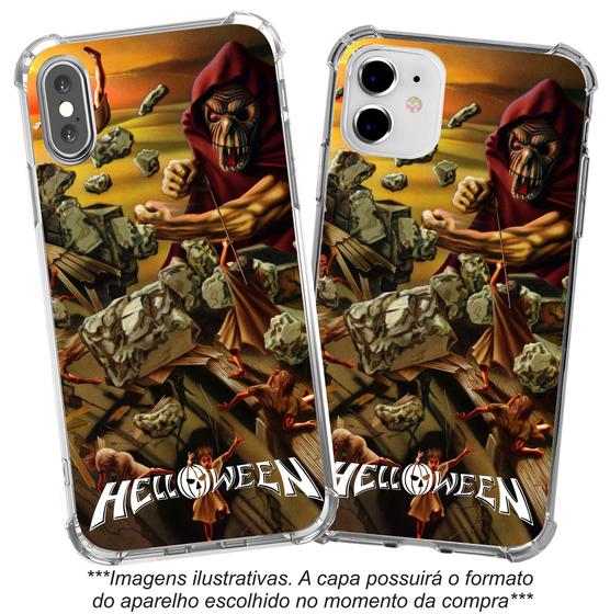 Imagem de Capinha Capa para celular Motorola Moto G6 G6 Plus G6 Play Banda Helloween Heavy Metal HLW3