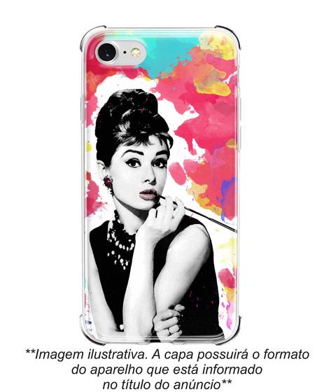 Imagem de Capinha Capa para celular Motorola Moto G9 Plus (6.8") - Audrey Hepburn AH9