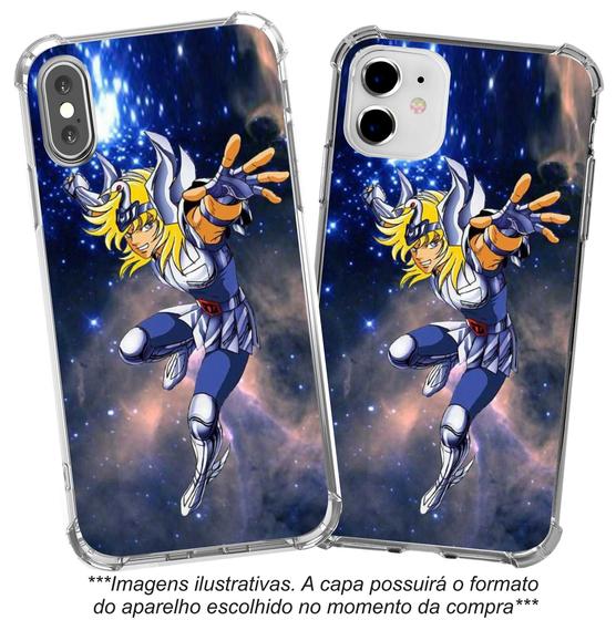 Imagem de Capinha Capa para celular Motorola Moto Z3 Play Moto X4 Cavaleiros do Zodiaco Hyoga CDZ9